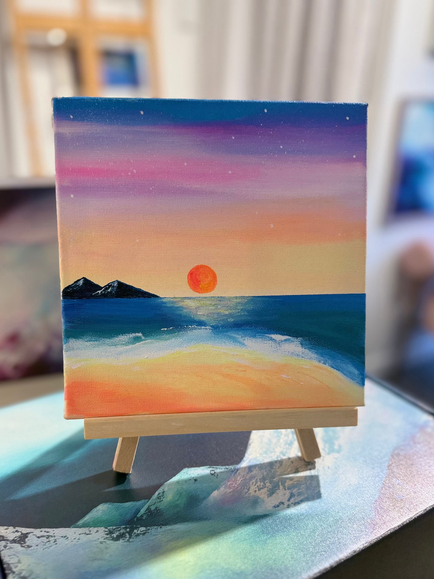 Bocs Celf / Art box - 'Machlud haul' / 'Sunset'