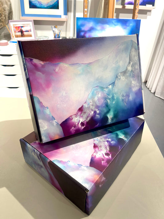 Bocs Celf / Art box - 'Mynyddoedd' / 'Mountains'