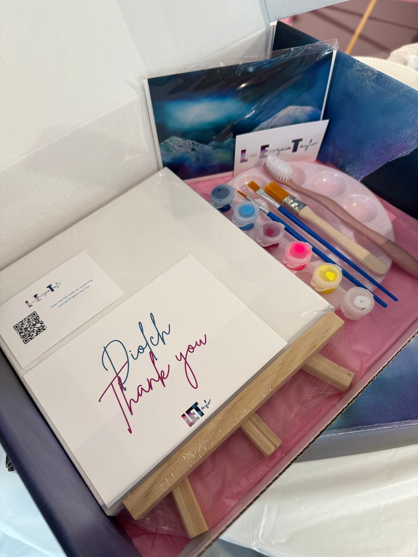 Bocs Celf / Art box - 'Machlud haul' / 'Sunset'