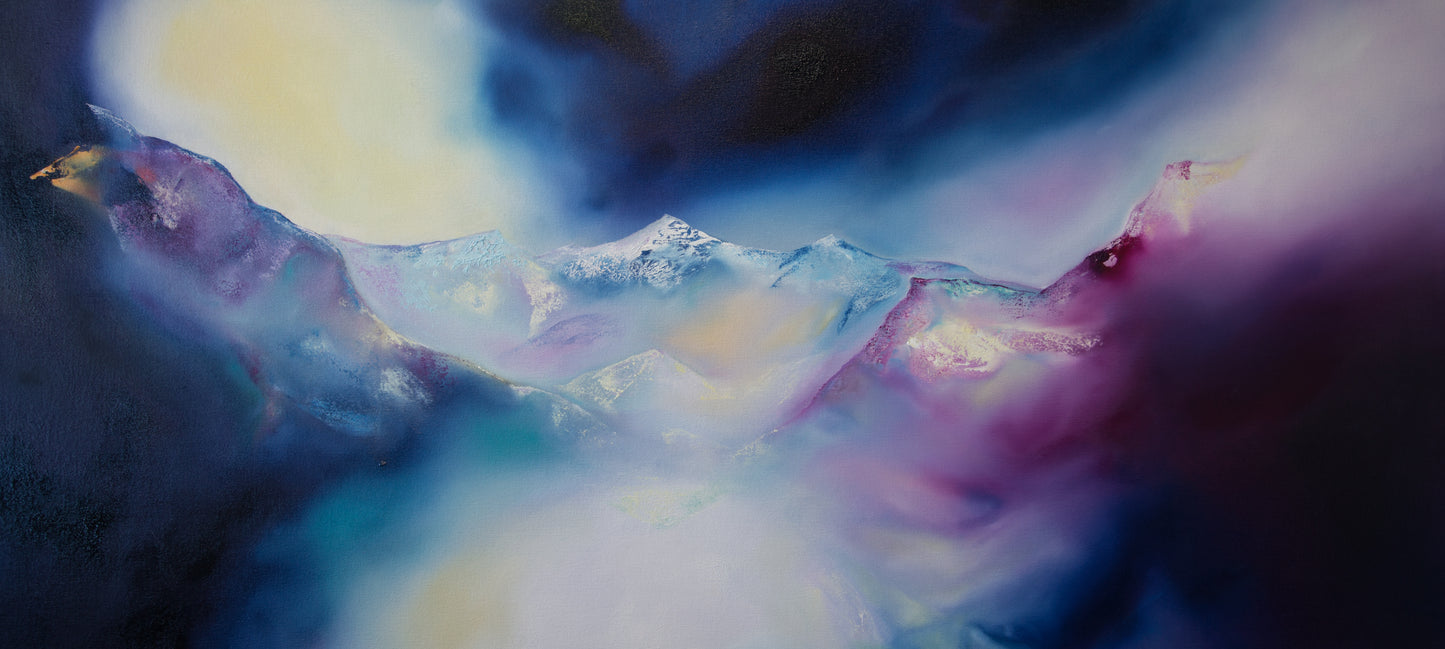 Yr Wyddfa O Lyn Nantlle - Print Mini