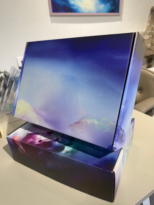 Bocs Celf / Art box - 'Môr' / 'Seascape'